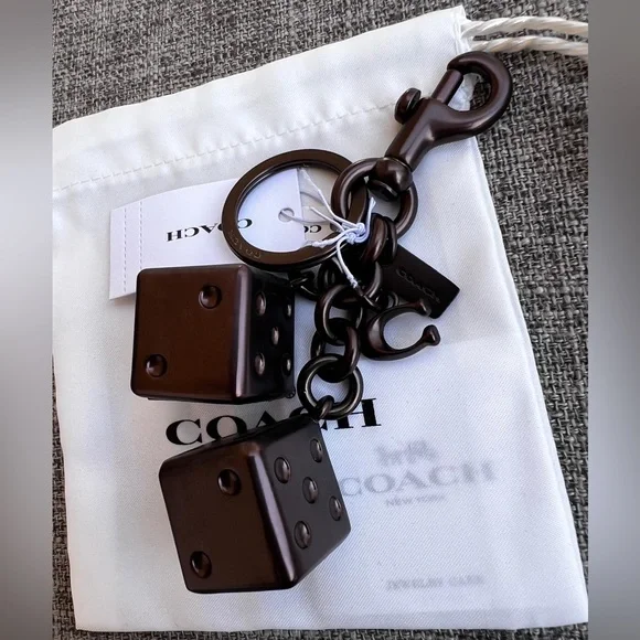 Coach Dice Bag Charm - Picture 1 of 5